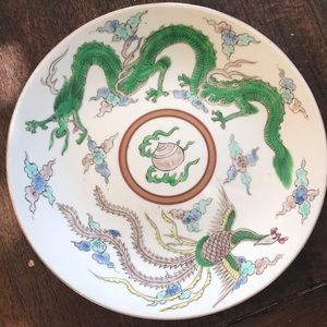 Dragon Plate hand painted